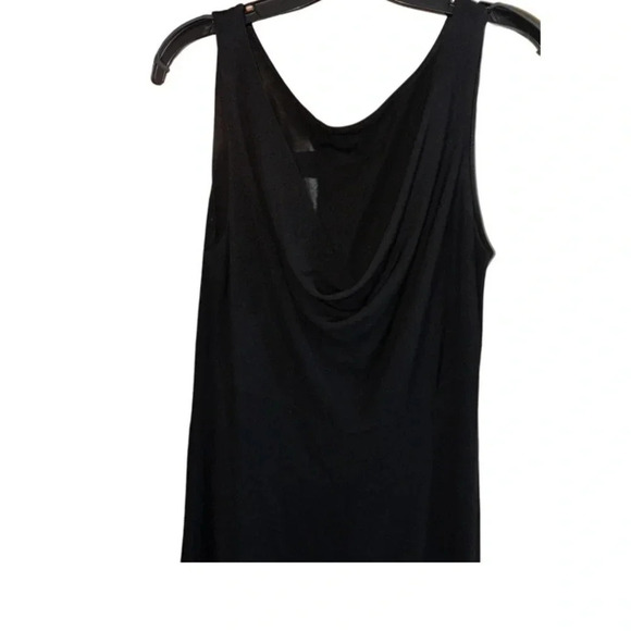 Lauren Ralph Lauren Black Sleeveless VNeck Maxi Dress Size Medium - Picture 3 of 6